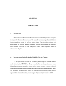 1  This chapter describes the introduction of the research effort presented... this project. It illustrates the overview of the research that...