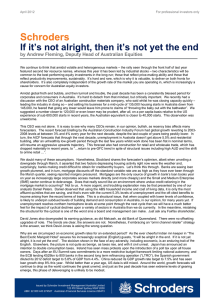 Schroders If it’s not alright, then it’s not yet the end