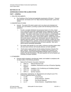 University of Houston Master Construction Specifications Insert Project Name  RELATED DOCUMENTS: