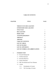 vii i TABLE OF CONTENTS CHAPTER