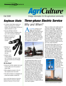 Culture Agri A Three-phase Electric Service