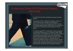 Global and China FPTV Industry Report, 2008-2009