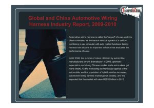 Global and China A tomoti e Wiring Harness Industry Report, 2009-2010