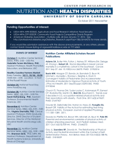 Funding Opportunities of Interest:  Decembe 2010