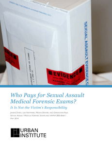 Who Pays for Sexual Assault Medical Forensic Exams?