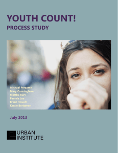 YOUTH COUNT! PROCESS STUDY July 2013