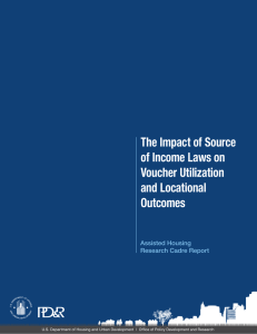 The Impact of Source of Income Laws on Voucher Utilization and Locational