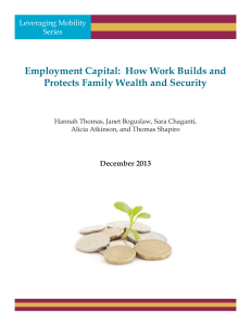 Employment Capital:  How Work Builds and December 2013 Leveraging Mobility