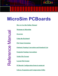 MicroSim PCBoards