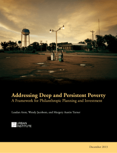 Addressing Deep and Persistent Poverty December 2013