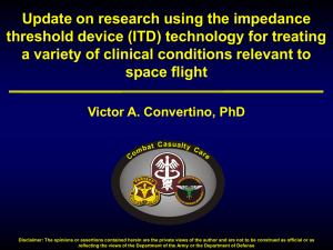Update on research using the impedance