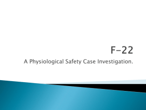 A Physiological Safety Case Investigation.