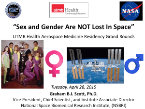 “Sex and Gender Are NOT Lost In Space”