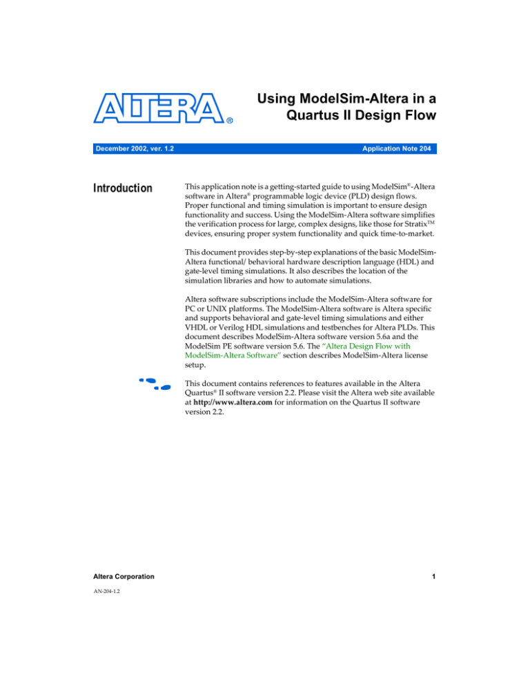 altera quartus ii web edition design features