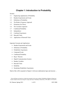 Chapter 1: Introduction to Probability