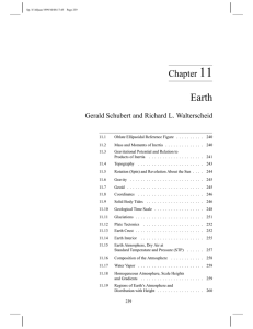 11 Earth Chapter Gerald Schubert and Richard L. Walterscheid