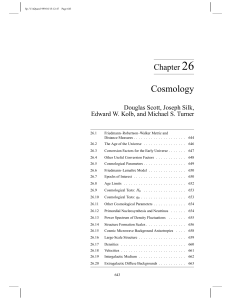 26 Cosmology Chapter Douglas Scott, Joseph Silk,