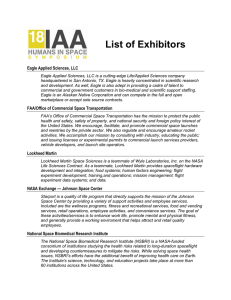 List of Exhibitors Eagle Applied Sciences, LLC