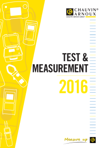 2016 TEST &amp; MEASUREMENT