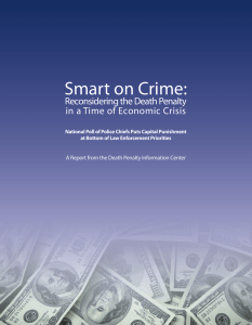 Smart on Crime:  Reconsidering the Death Penalty
