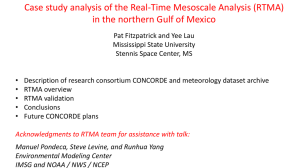 Case study analysis of the Real-Time Mesoscale Analysis (RTMA)