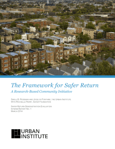 The Framework for Safer Return A Research-Based Community Initiative S B.