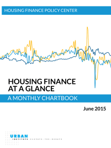 HOUSING FINANCE AT A GLANCE A MONTHLY CHARTBOOK June 2015