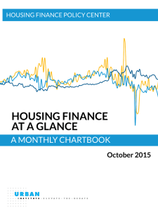 HOUSING FINANCE AT A GLANCE A MONTHLY CHARTBOOK October 2015