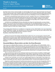 Wealth in America Policies to Support Mobility