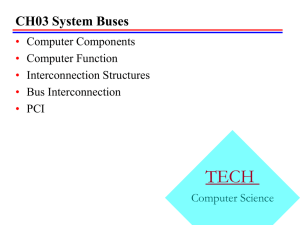 TECH CH03 System Buses • Computer Components