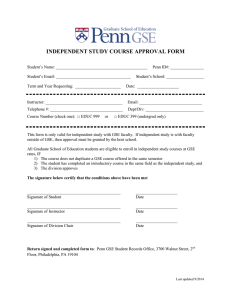 INDEPENDENT STUDY COURSE APPROVAL FORM