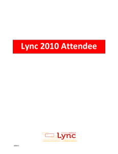 Lync 2010 Attendee   093013
