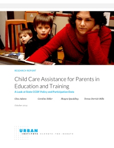 Child Care Assistance for Parents in Education and Training