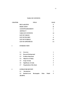 7 vii TABLE OF CONTENTS