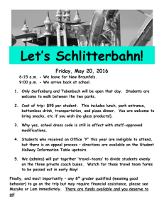 Let’s Schlitterbahn! Friday, May 20, 2016