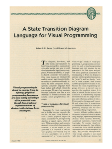 State Transition Diagram Visual Programming A