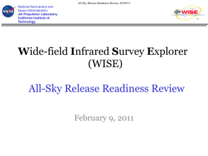 W (WISE) All-Sky Release Readiness Review