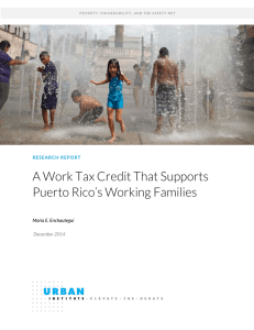 A Work Tax Credit That Supports Puerto Rico’s Working Families