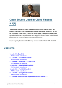 Open Source Used In Cisco Finesse 9.1(1)