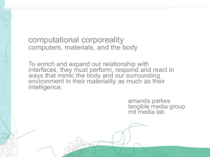 computational corporeality computers, materials, and the body