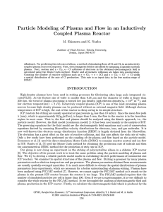 Particle Modeling of Plasma and Flow in an Inductively