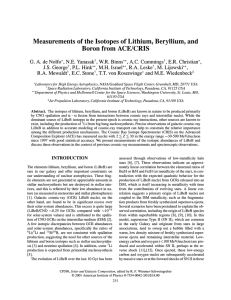 Measurements of the Isotopes of Lithium, Beryllium, and Boron from ACE/CRIS