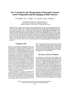 New Concept for the Measurement of Energetic Neutral