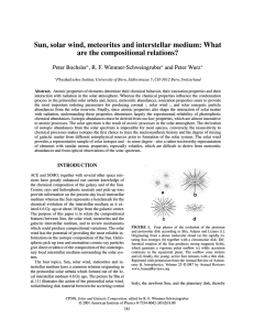 Sun, solar wind, meteorites and interstellar medium: What