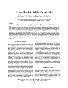 Oxygen Abundance in Polar Coronal Holes