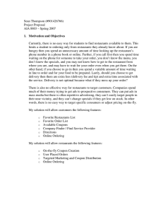 Sean Thompson (#901426766) Project Proposal AIA 8803 – Spring 2007