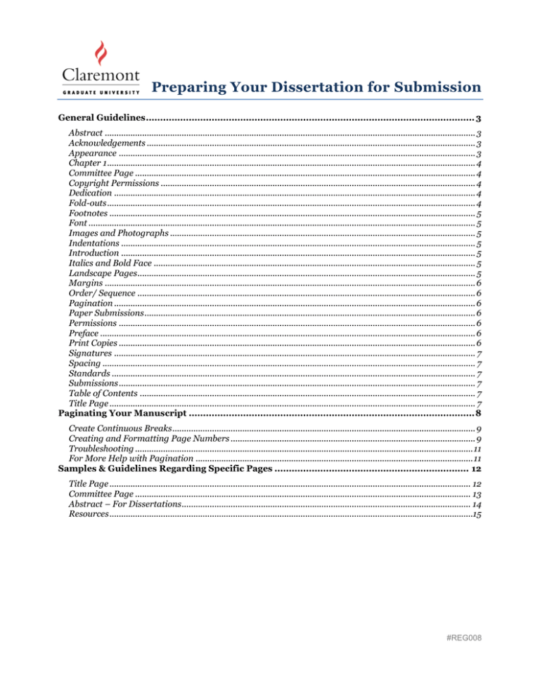 unc graduate school dissertation submission