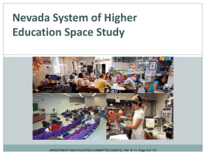 Nevada System of Higher Education Space Study