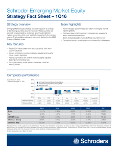 – Team manages approximately $23 billion in emerging market