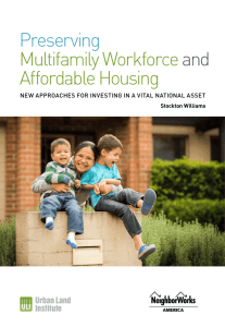 Preserving  Multifamily Workforce Affordable Housing